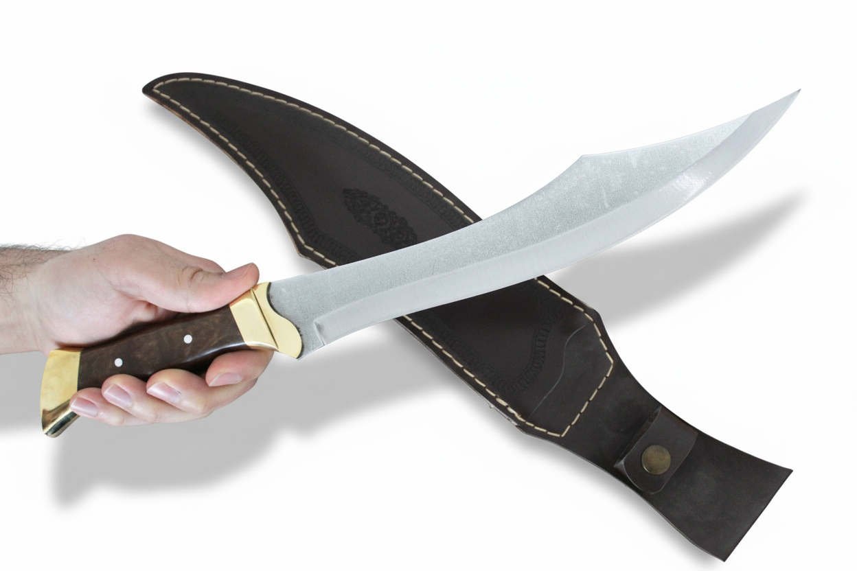 17 "Personalisierter Walnussholz Griff Machete Messer (Wr073)