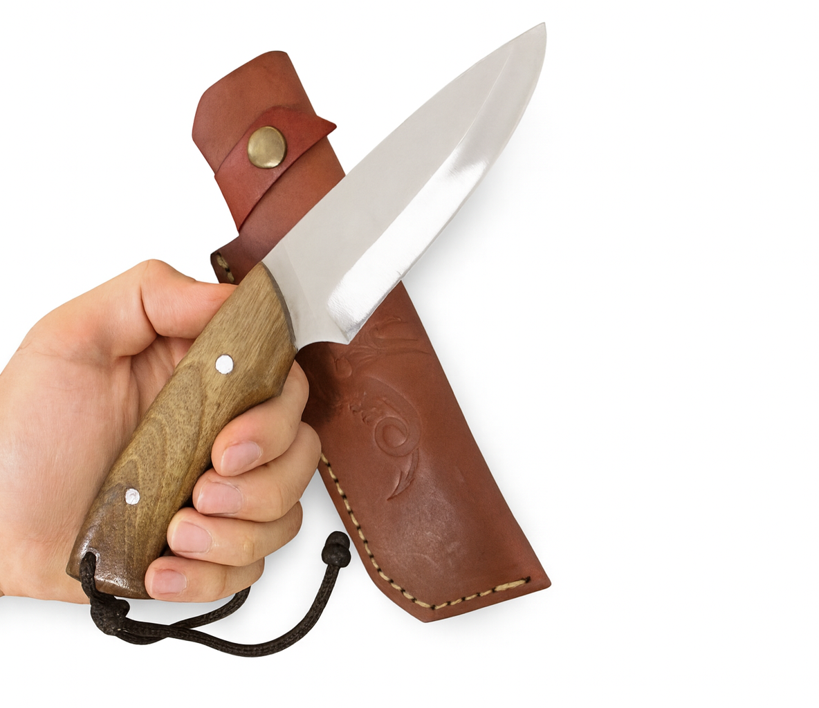 Handgefertigtes Bowie-Bushcraft-Messer Personalisiert
