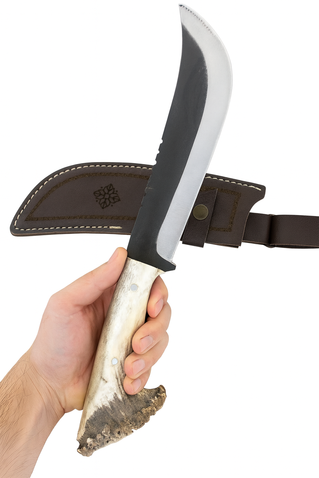 Hirschgeweih Jagdmesser Full Tang Machete