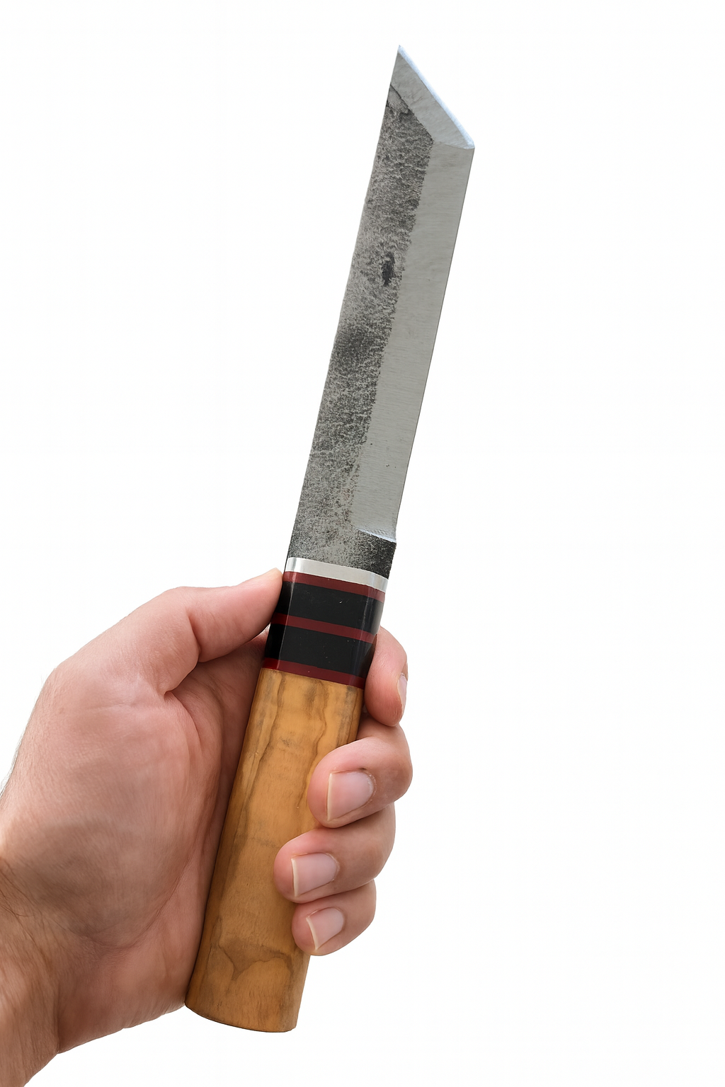 11" Handgemachtes Holzgriff Tanto Messer mit Scheide Personalisiert Premium-Qualität