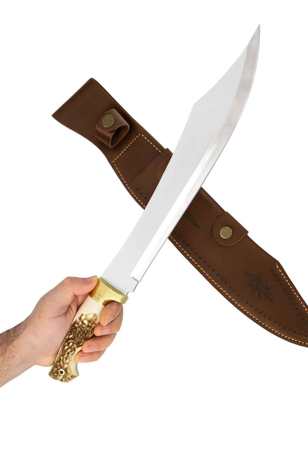 17 "Personalisierte Hirschgeweih Griff Machete Messer