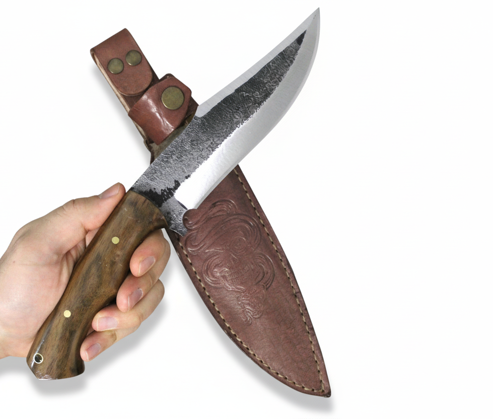 10 "personalisiertes handgeschmiedetes Jagdmesser
