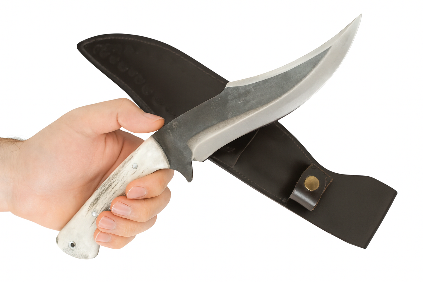 12,6 " Jagdmesser Hirschgeweih Griff Personalisiert