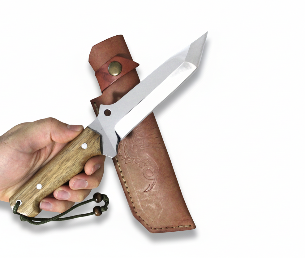 Handgemachtes 25,5 cm Hakenmesser Jagdmesser Personalisiert