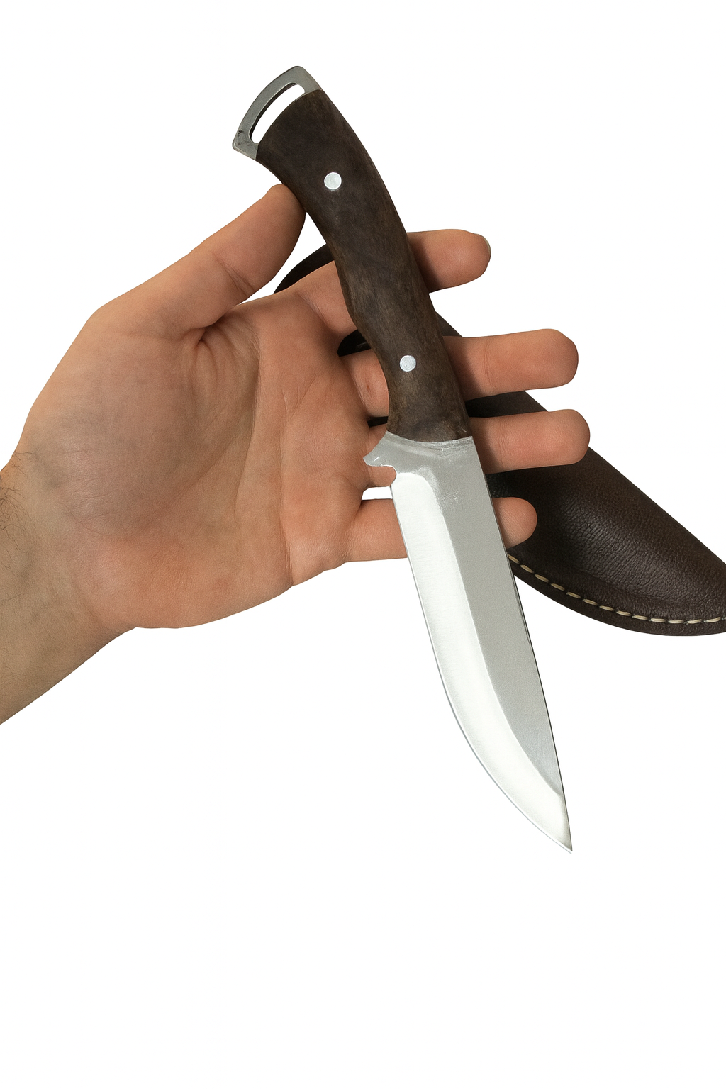 10 " Bushcraft Messer mit Walnussholz Griff Personalisiert