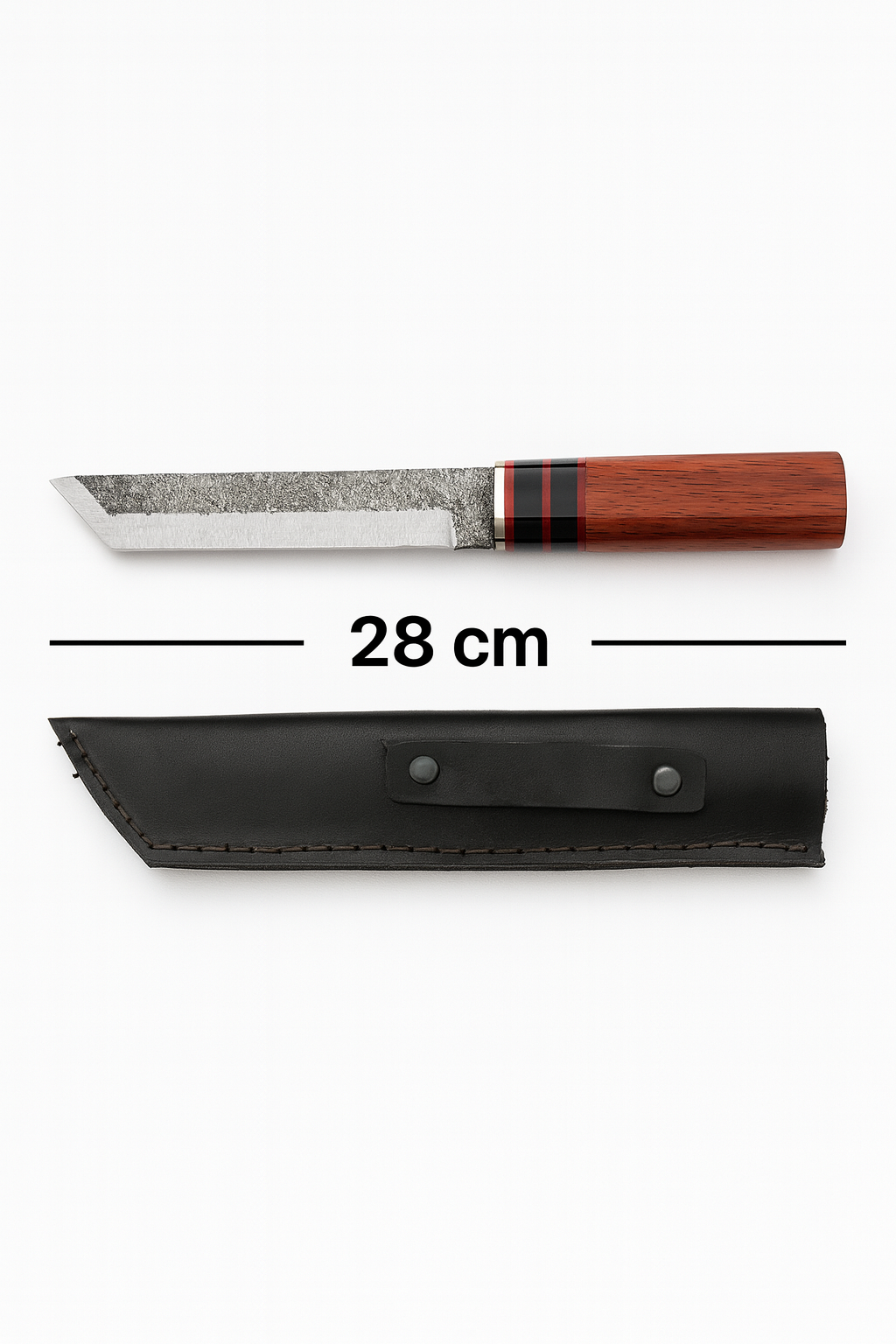 11" Handgemachtes Holzgriff Tanto Messer mit Scheide Personalisiert Premium-Qualität