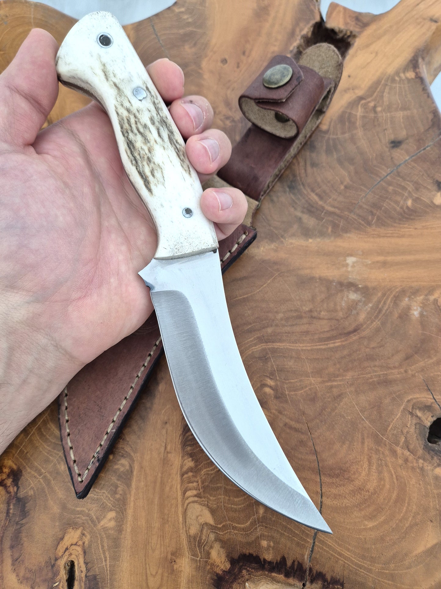 Handgefertigte Hirschhorn Jagdmesser Personalisiert