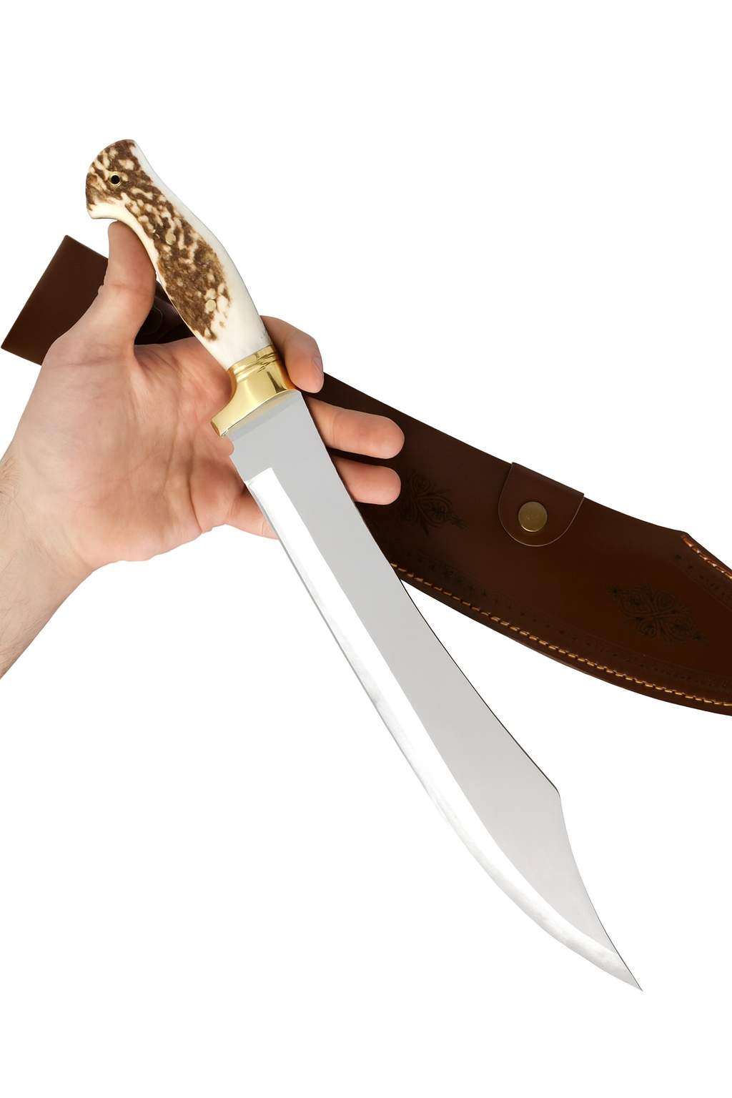 17 "Personalisierte Hirschgeweih Griff Machete Messer