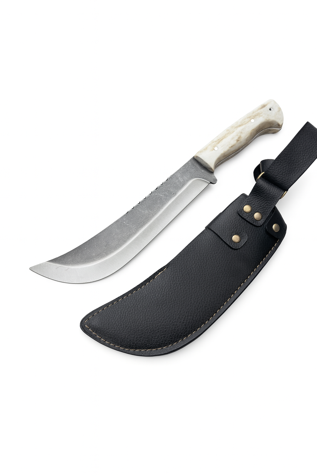 Personalisiertes Hirschgeweih Jagdmesser Machete