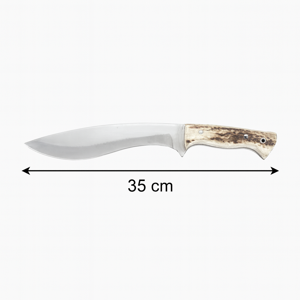 Hirschgeweih Kukri Messer Personalisiert