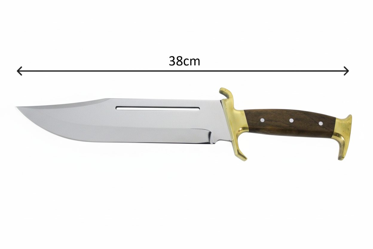 Handgefertigtes Jagdmesser mit Lederscheide Personalisiert