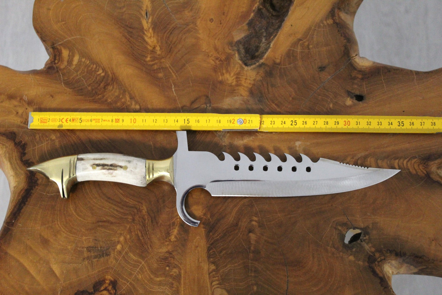 Hirschgeweih Griff Jagdmesser Personalisiert