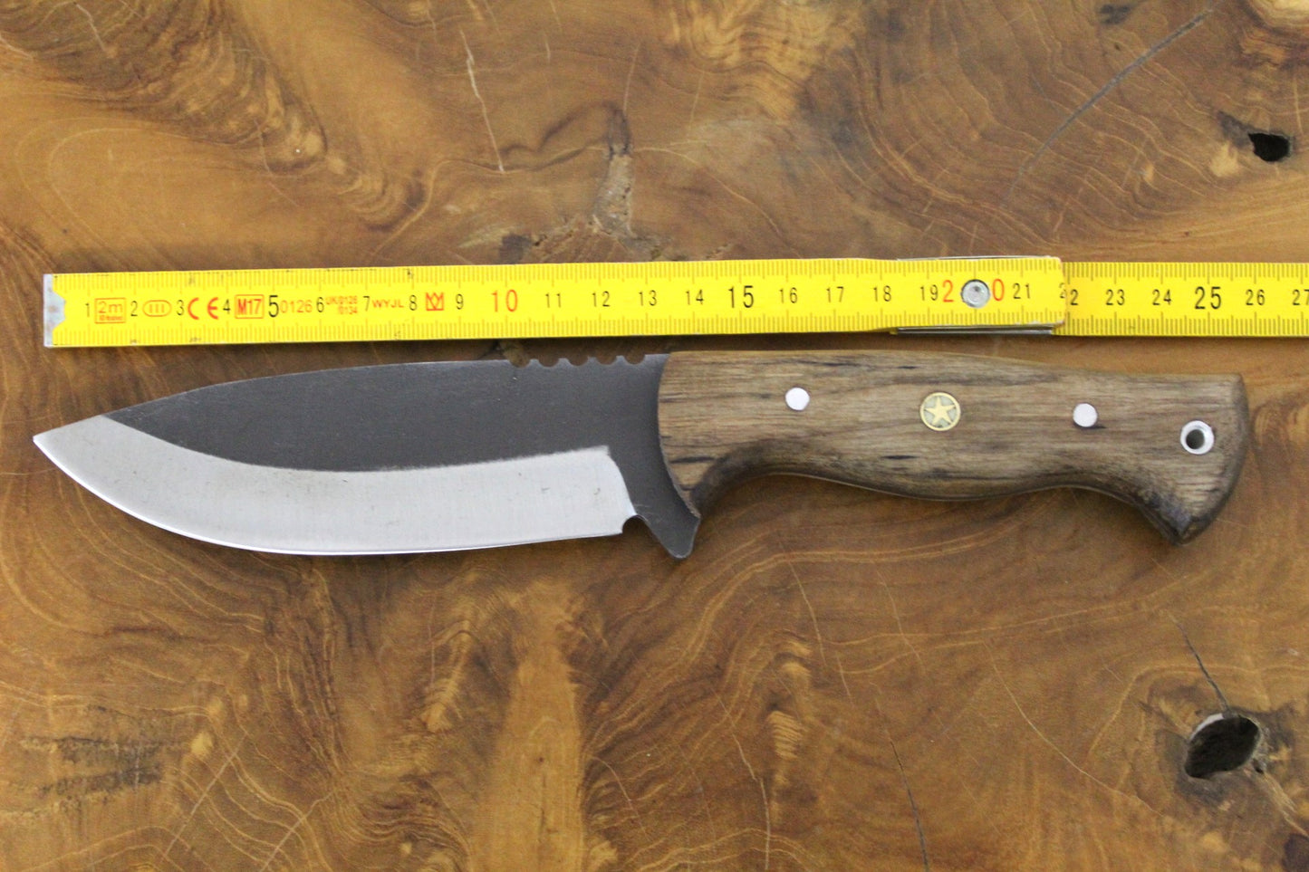 Personalisiertes Wikinger Messer mit Lederscheide