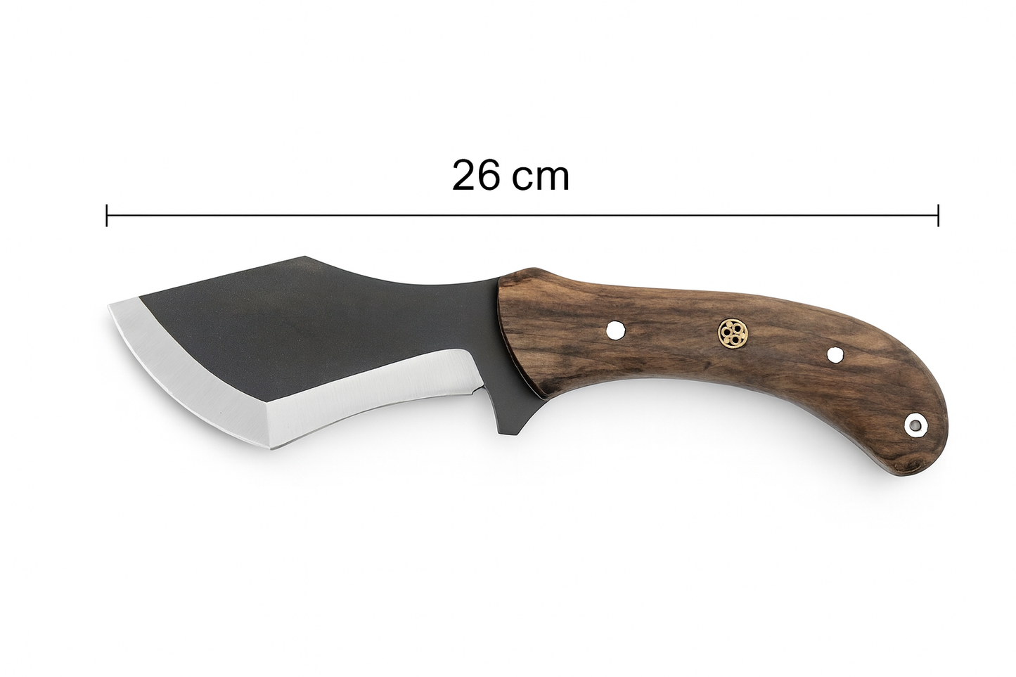 Handgemachtes Walnussholz Tracker Messer mit Scheide