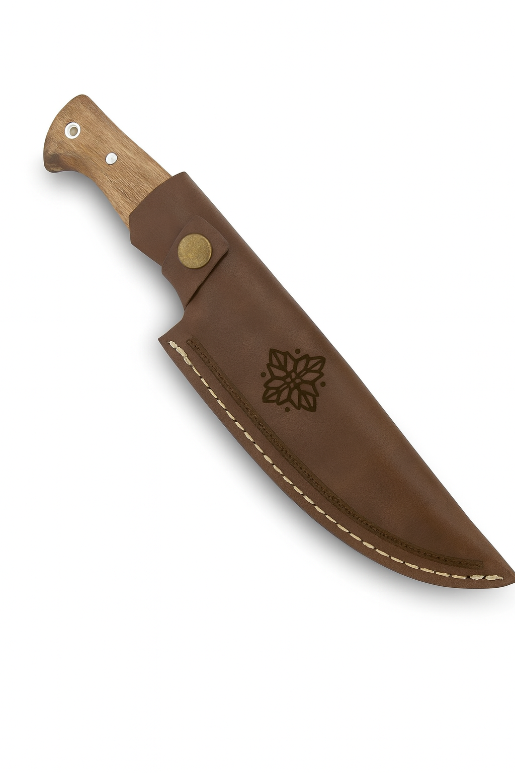 Personalisiertes Wikinger Messer mit Lederscheide