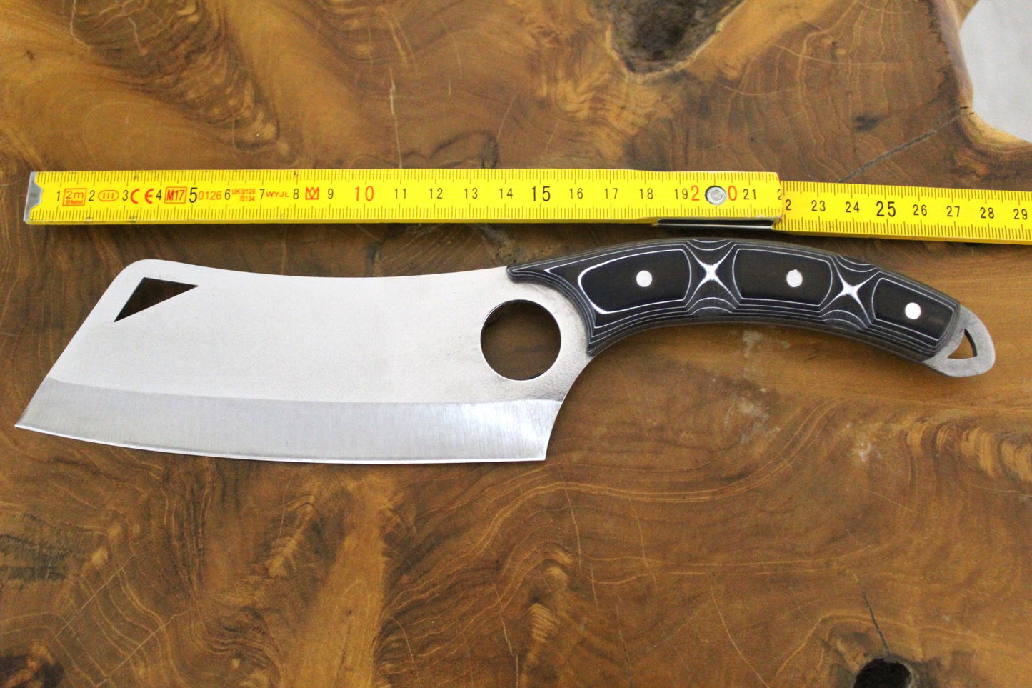 Wikingermesser mit Werzalit Griff und Kochmesser Personalisiert