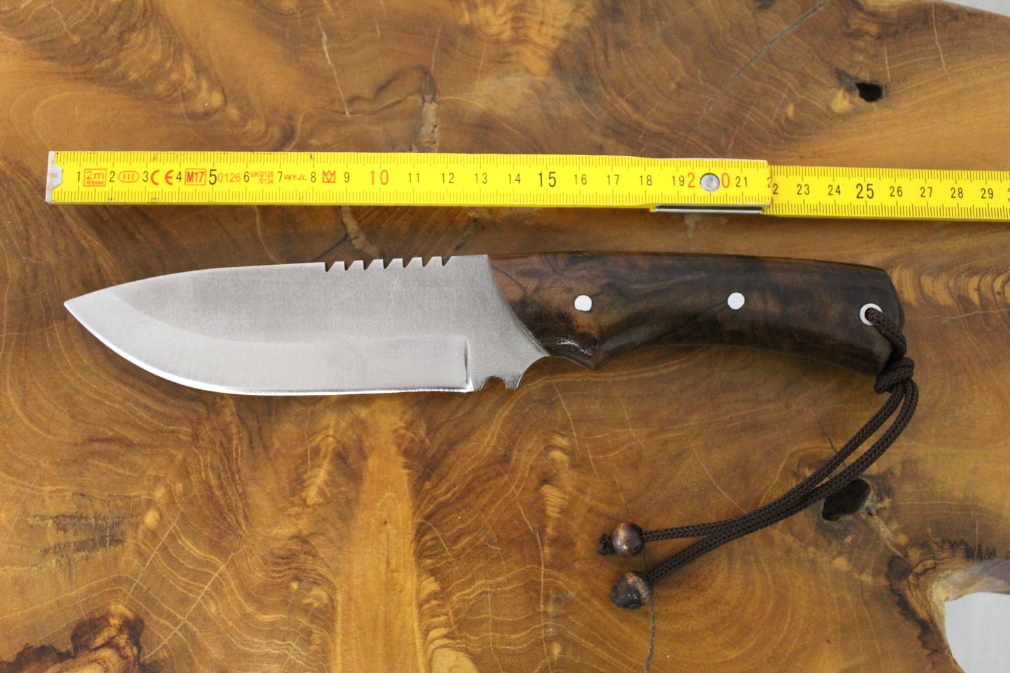 9.8 "Handgefertigtes Outdoor Messer mit Scheide Personalisiert