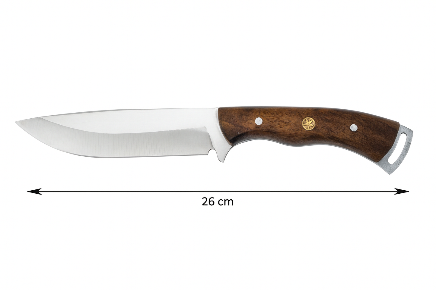 10 " Bushcraft Messer mit Walnussholz Griff Personalisiert