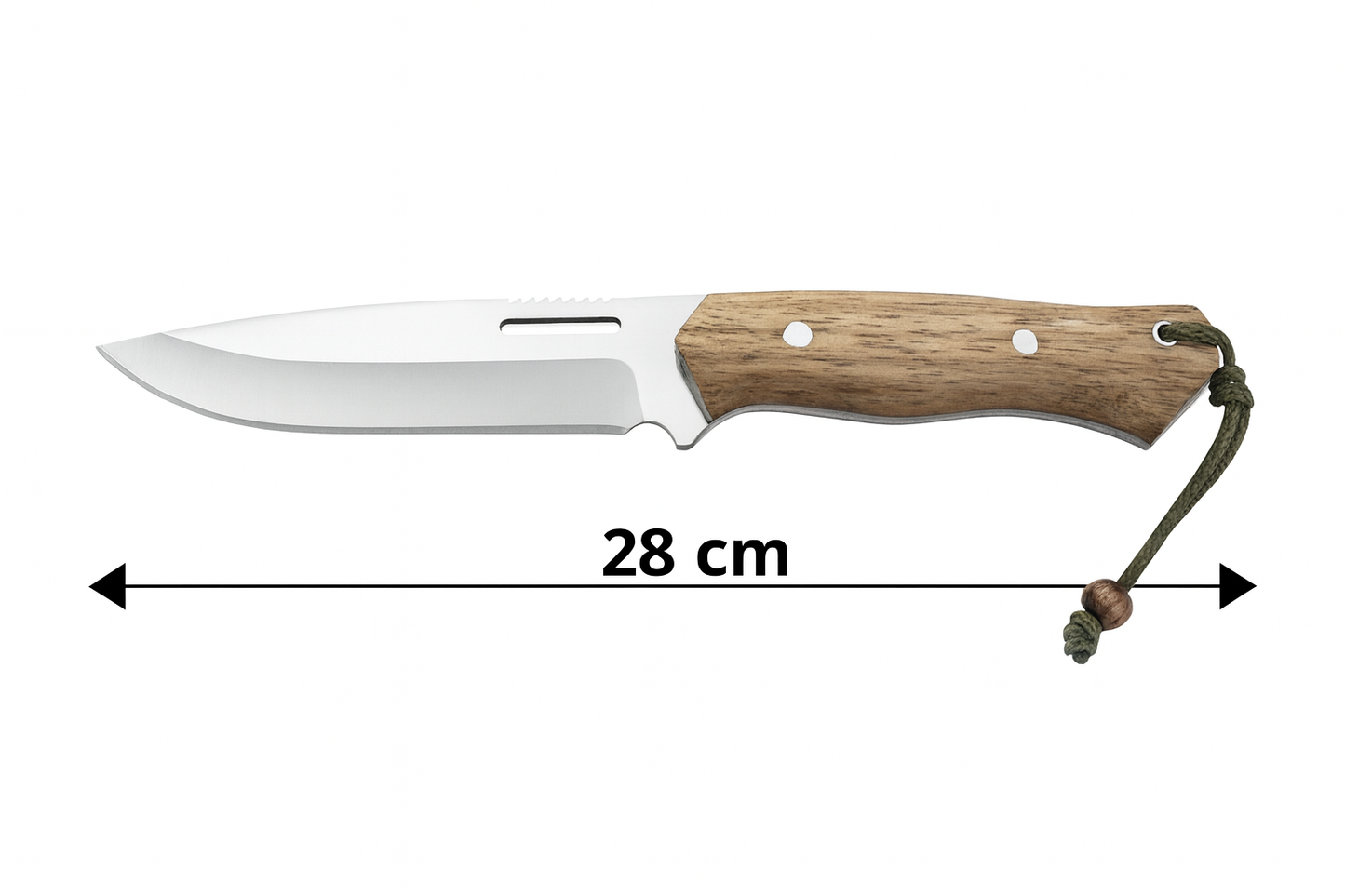 Handgemachtes Jagdmesser Personalisiert mit Lederscheide