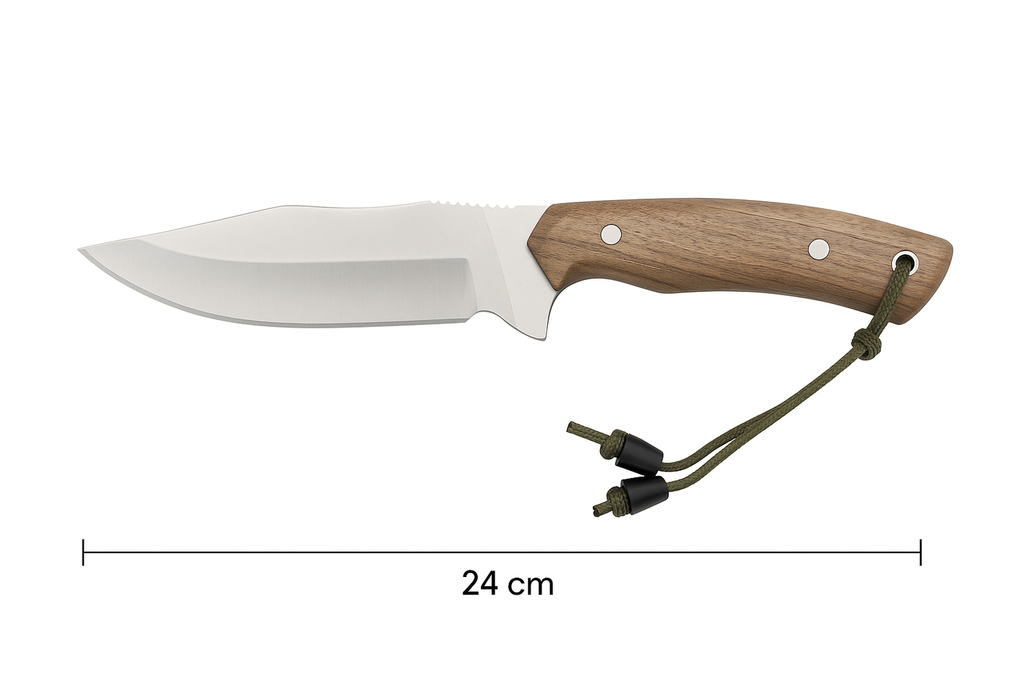 Handgefertigtes 10-Zoll-Walnussgriff-Bushcraft-Messer Personalisiert