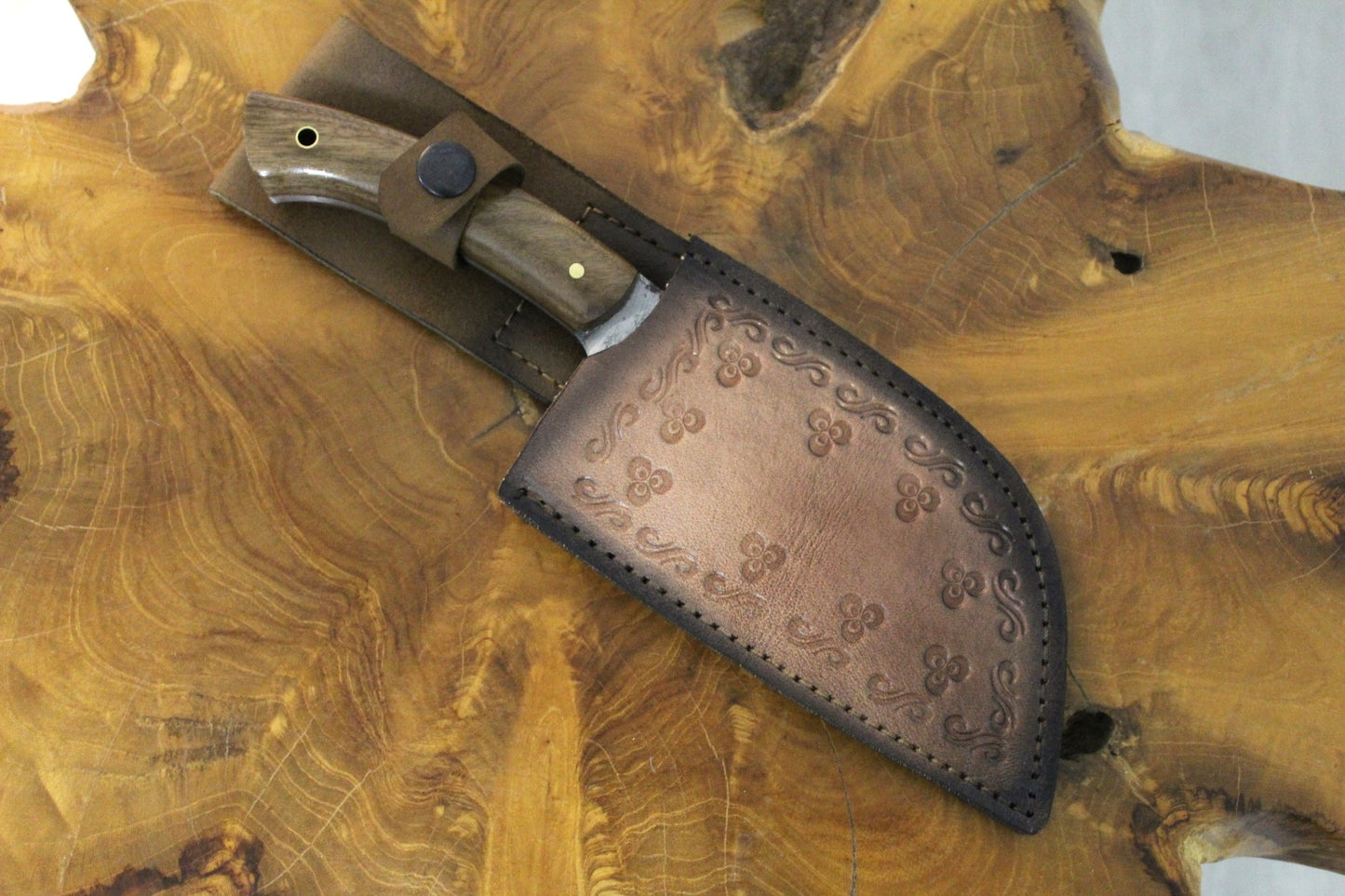 10 "Personalisiert Hand geschmiedet serbischer Beil Almazan Holzgriff
