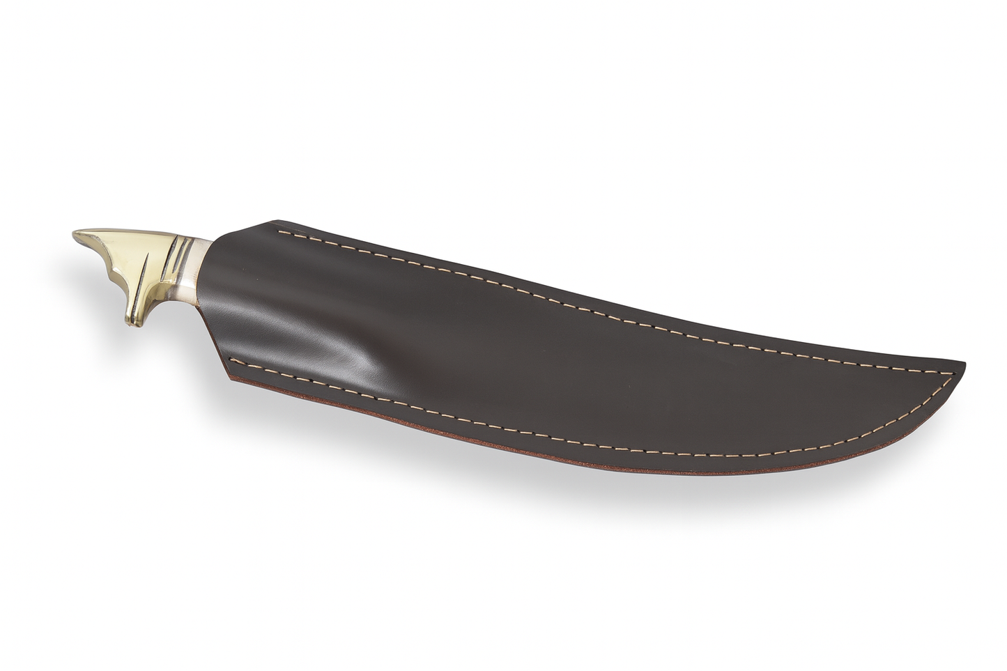 13 " Hirschgeweih Wolfskopf Jagdmesser Handgefertigt