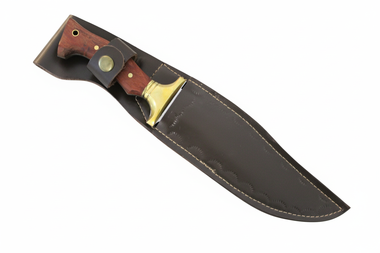 12 "Custom Holzgriff Bowie Jagdmesser Personalisiert