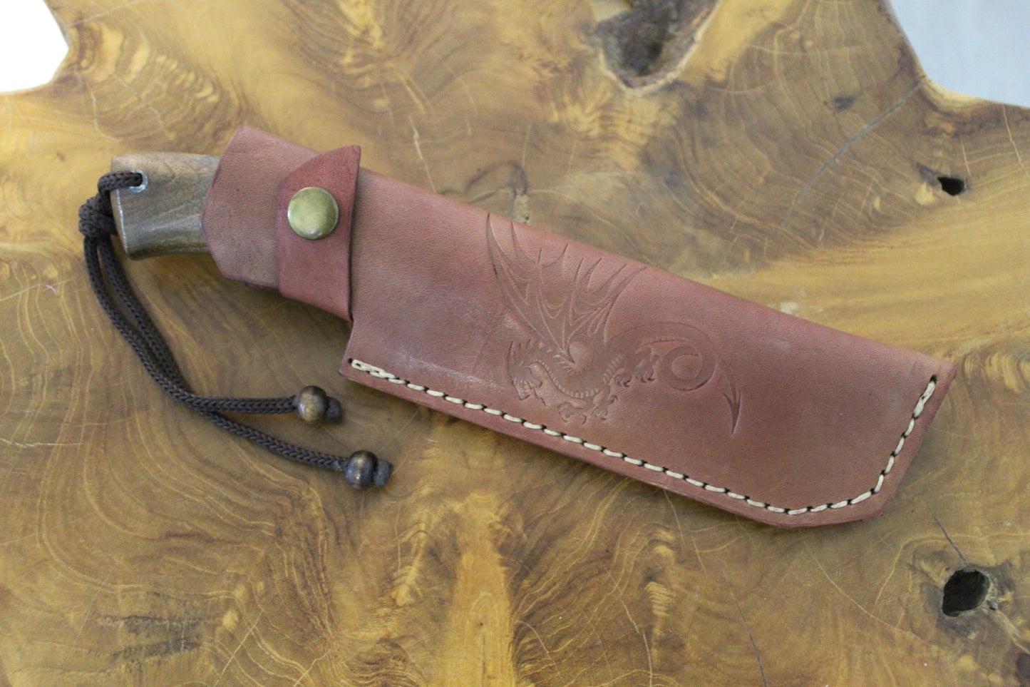 Handgefertigtes Bowie-Bushcraft-Messer Personalisiert