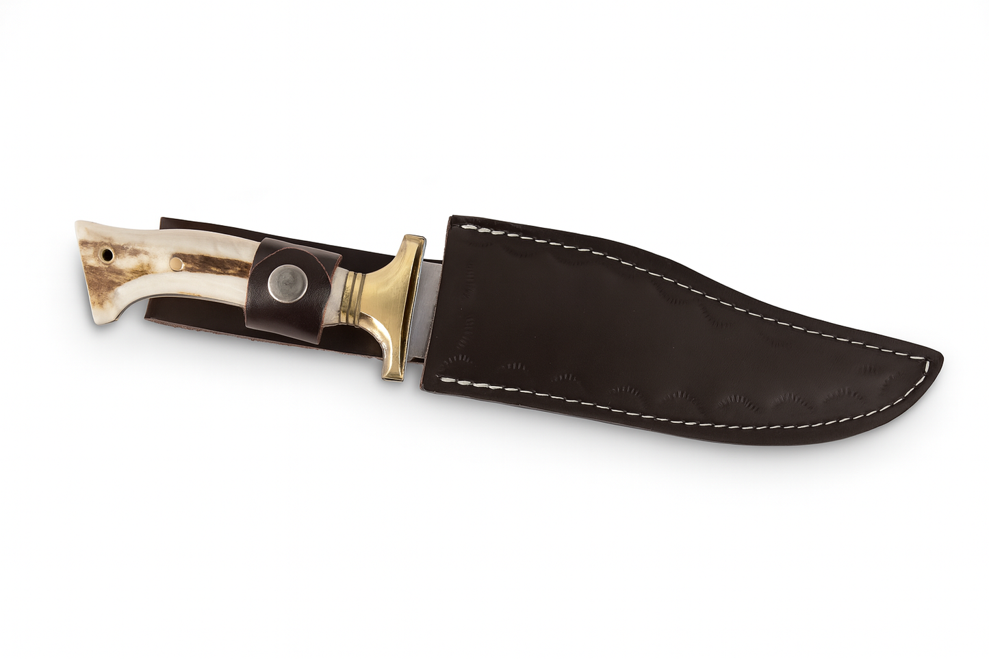 12 "Hirschhorn Bowie Jagdmesser Personalisiert