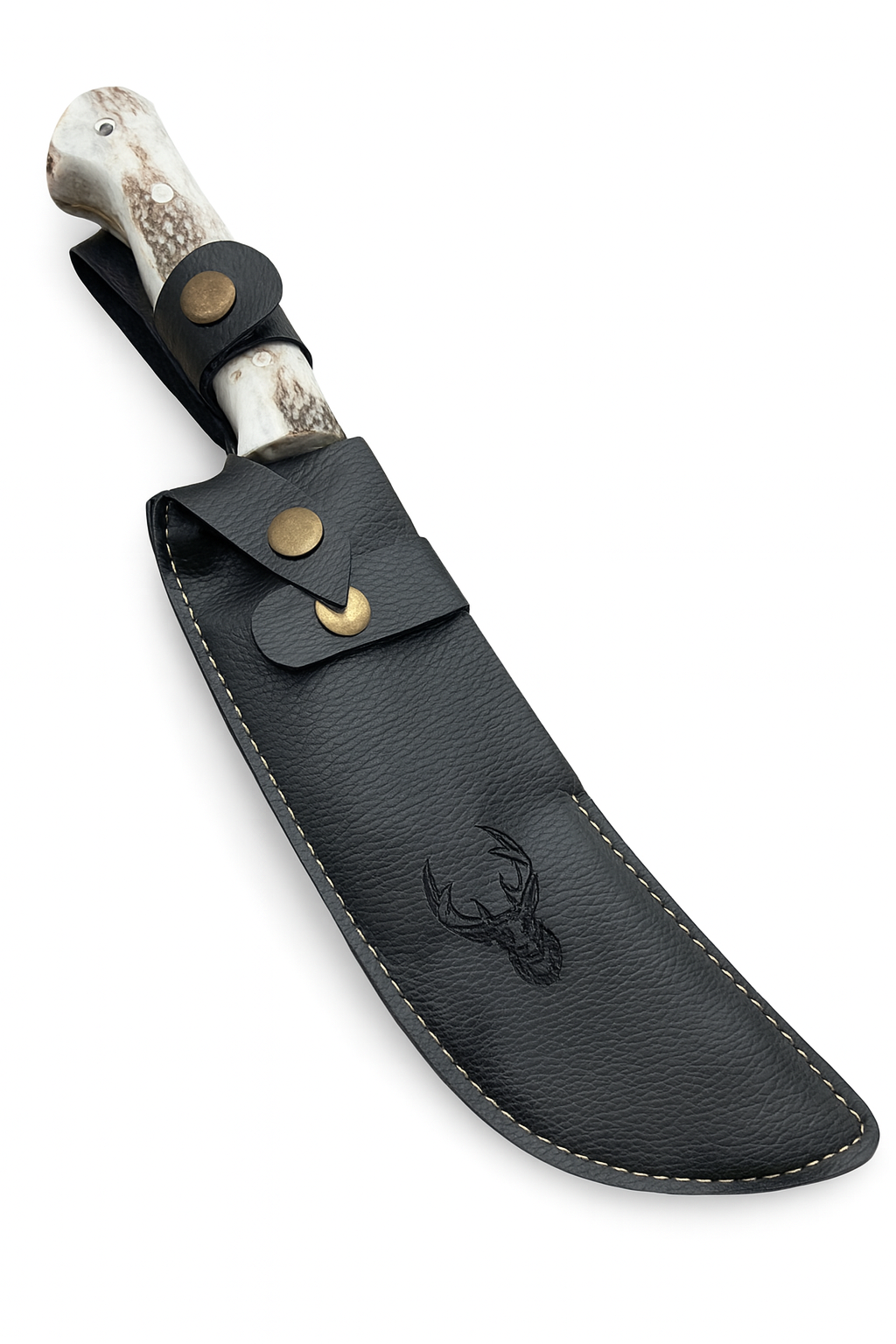 Personalisiertes Hirschgeweih Jagdmesser Machete