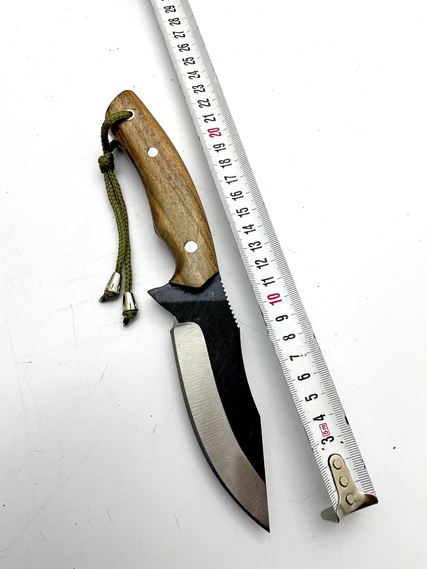 Custom Mini Bushcraft Messer mit Lederscheide Personalisiert