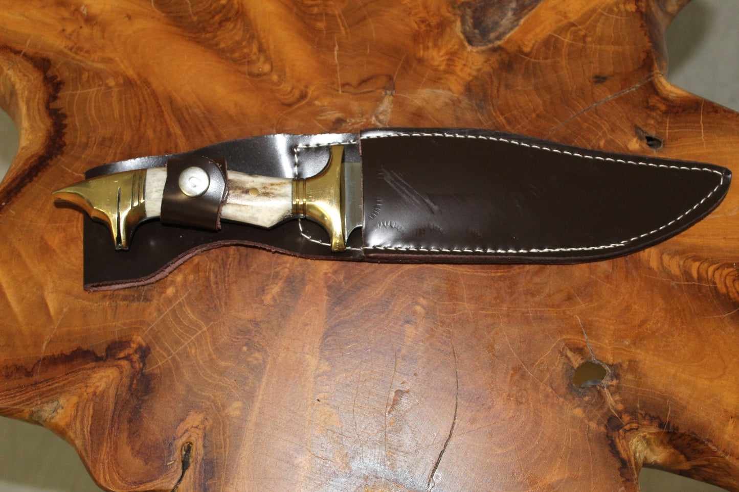 12 " Bowie Jagdmesser Personalisiertes Hirschgeweihmesser