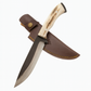 10" Hirschgeweih Griff Bushcraft Jagdmesser Personalisiert