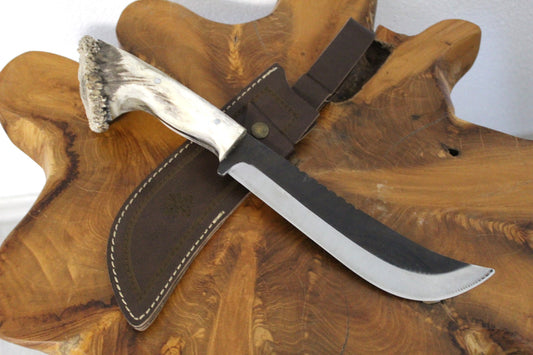Hirschgeweih Jagdmesser Full Tang Machete