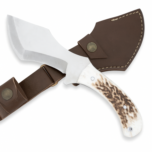 Handgemachtes Hirschgeweih Griff Tracker Messer Personalisiert
