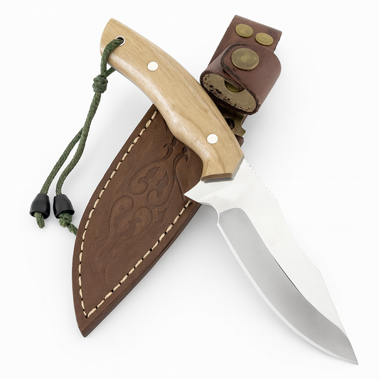 Handgefertigtes 10-Zoll-Walnussgriff-Bushcraft-Messer Personalisiert