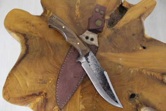 10 "personalisiertes handgeschmiedetes Jagdmesser