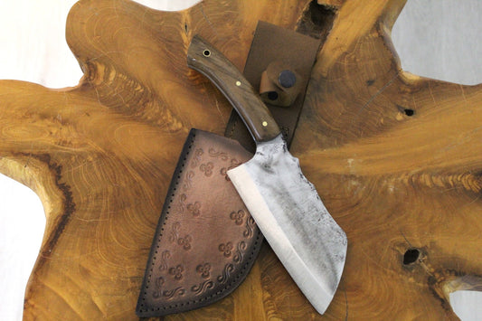 10 "Personalisiert Hand geschmiedet serbischer Beil Almazan Holzgriff