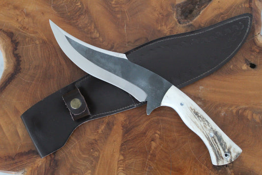 12,6 " Jagdmesser Hirschgeweih Griff Personalisiert