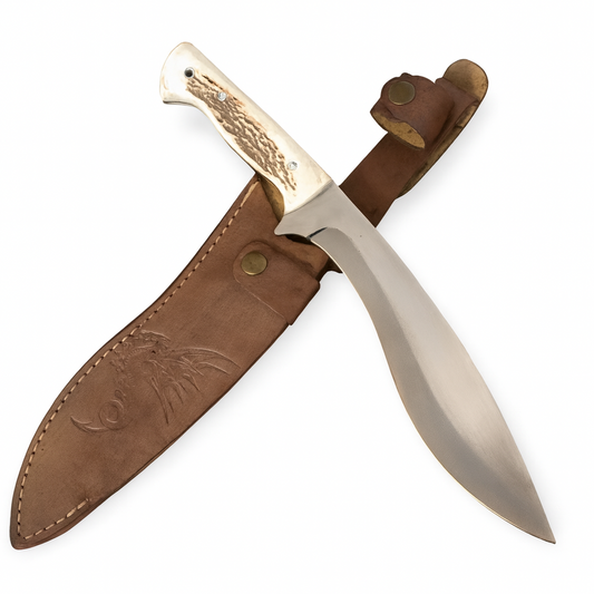 Hirschgeweih Kukri Messer Personalisiert
