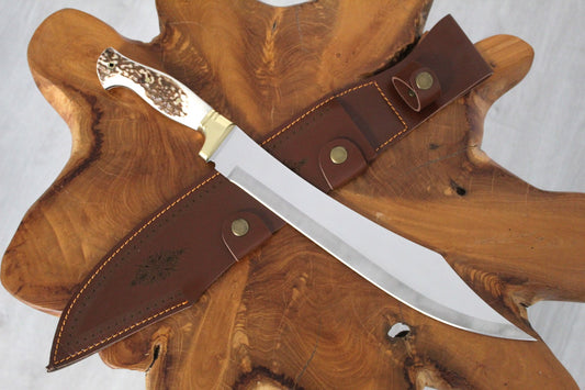17 "Personalisierte Hirschgeweih Griff Machete Messer