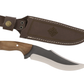 12,6 "professionelles Jagdmesser mit Walnussholz Griff Personalisiert