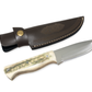 Hirschhorngriff 24,5 cm, personalisiertes Bushcraft Jagdmesser