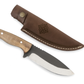 Personalisiertes Wikinger Messer mit Lederscheide