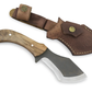 Handgemachtes Walnussholz Tracker Messer mit Scheide