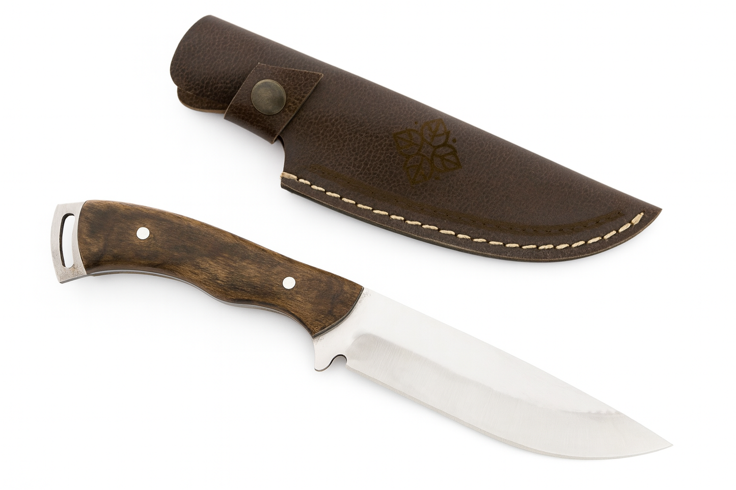 10 " Bushcraft Messer mit Walnussholz Griff Personalisiert