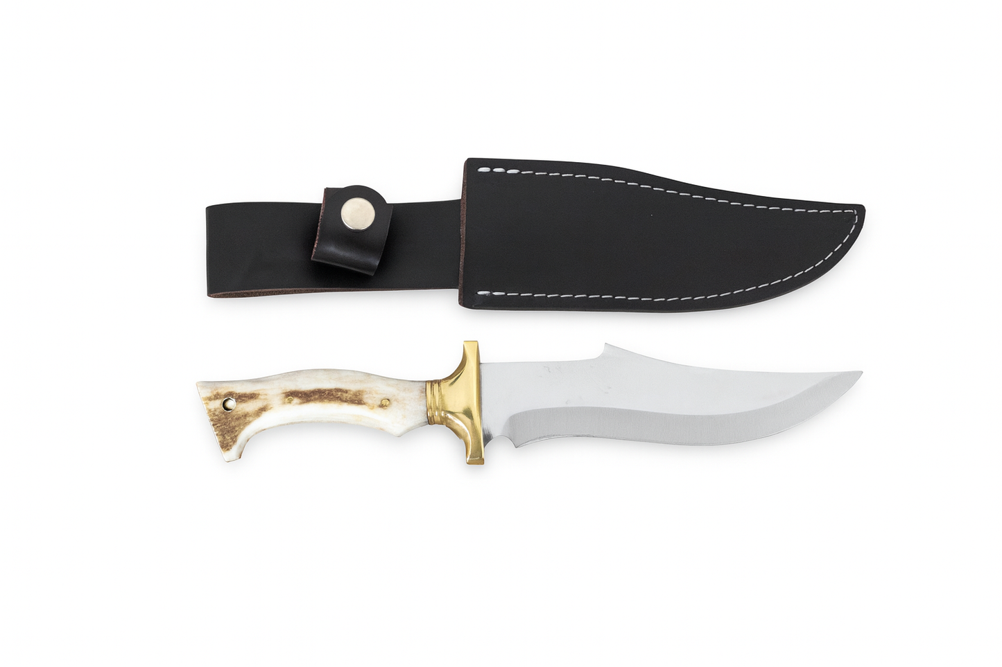 12 "Hirschhorn Bowie Jagdmesser Personalisiert