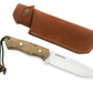 Handgemachtes Jagdmesser Personalisiert mit Lederscheide