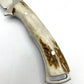 Hirschgeweih Bushcraft Messer Personalisiert mit Etui