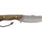 Handgefertigtes Outdoor-Messer mit Lederscheide Personalisiert